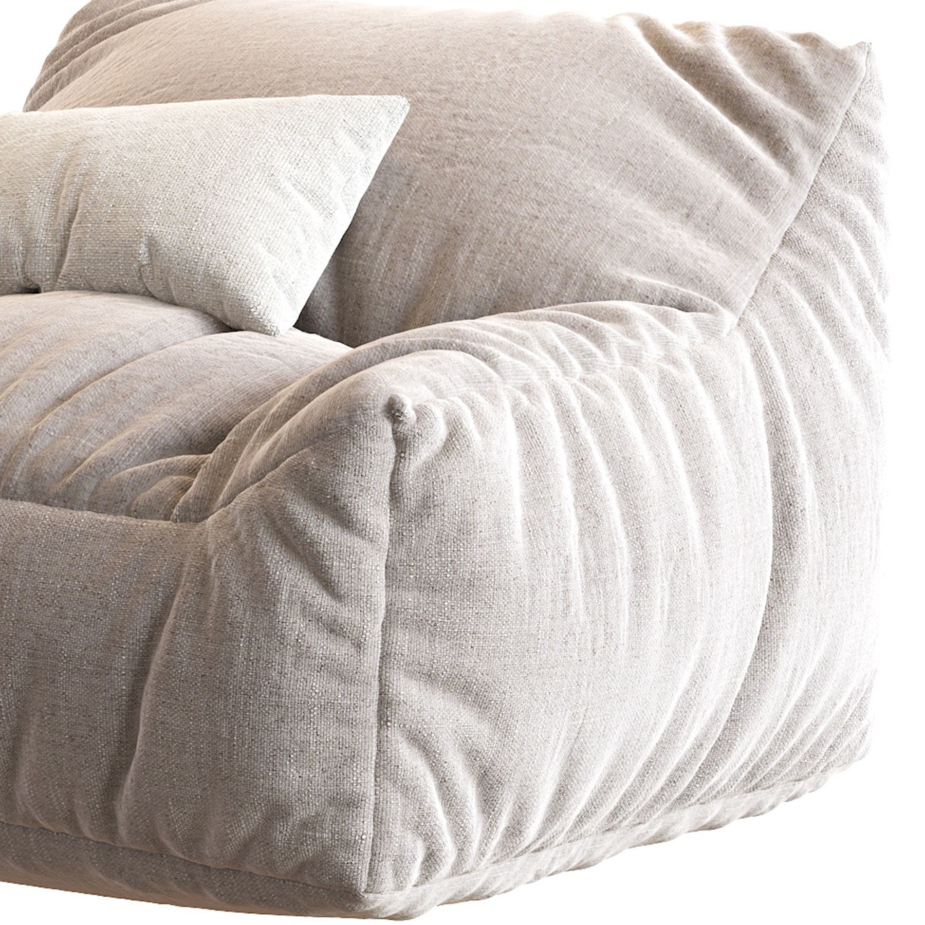 Big Joe Lux Large Bean Bag Chair Lounger 3D model_22