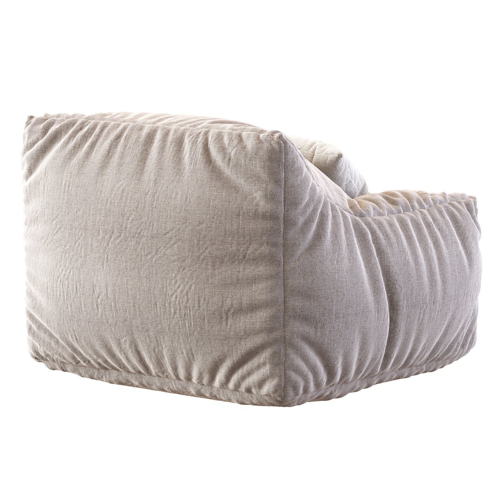 Big Joe Lux Large Bean Bag Chair Lounger 3D model_13