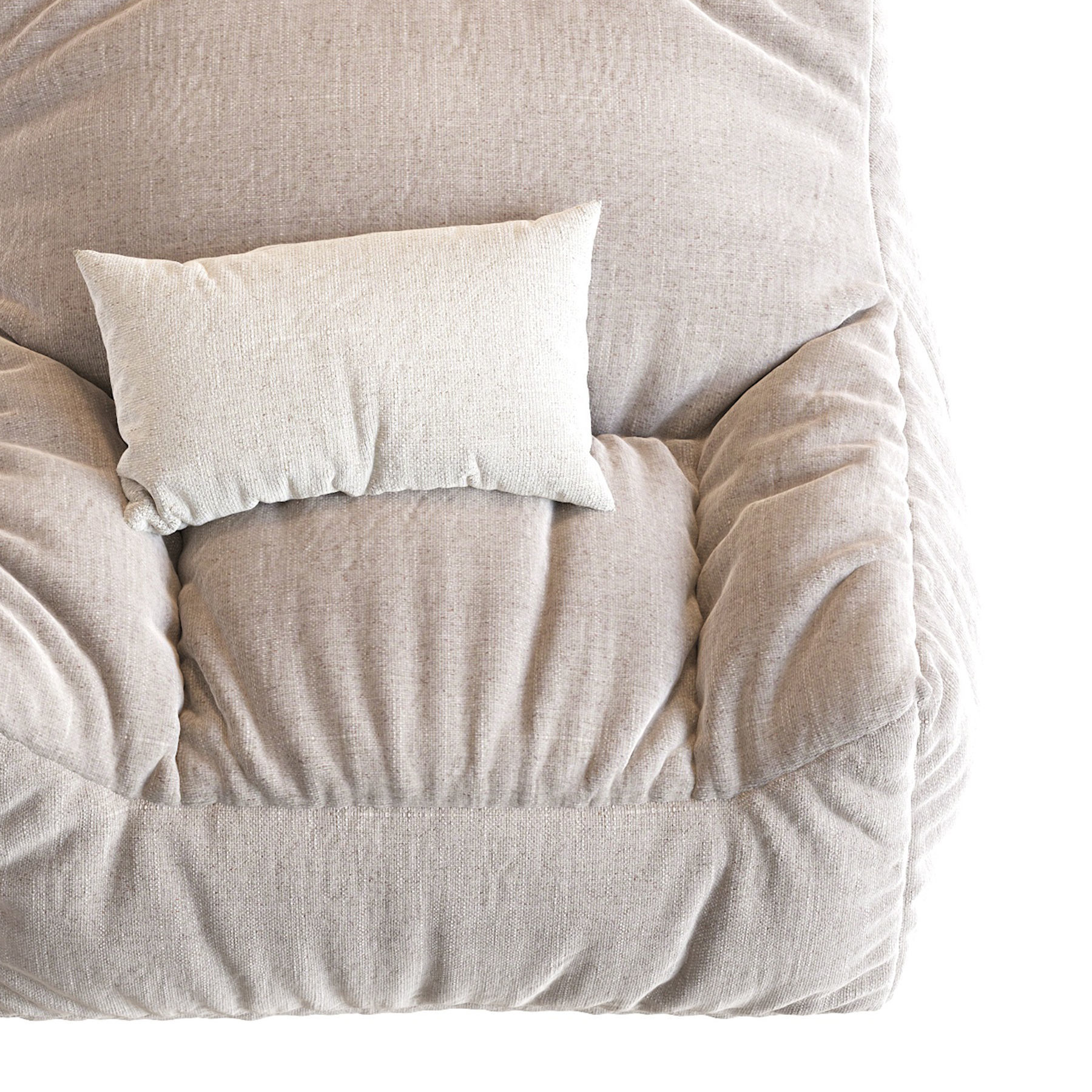 Big Joe Lux Large Bean Bag Chair Lounger 3D model_20