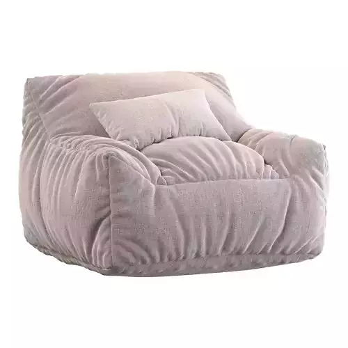 Big Joe Lux Large Bean Bag Chair  Lounger 3D model