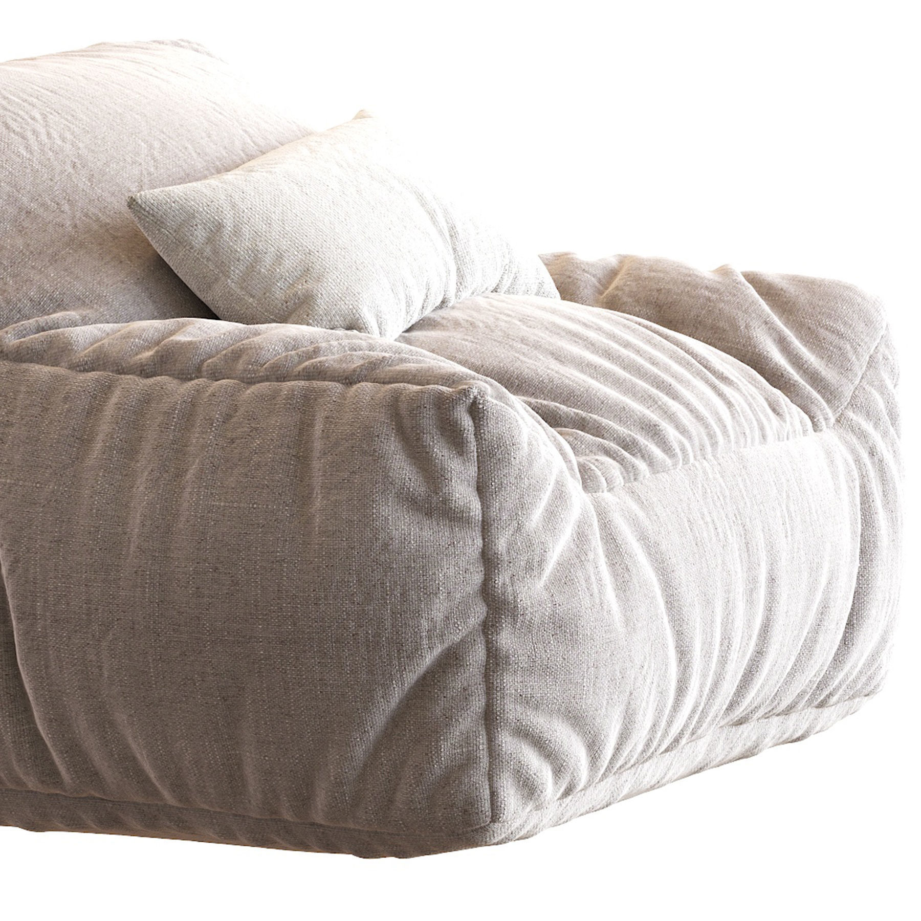 Big Joe Lux Large Bean Bag Chair Lounger 3D model_25