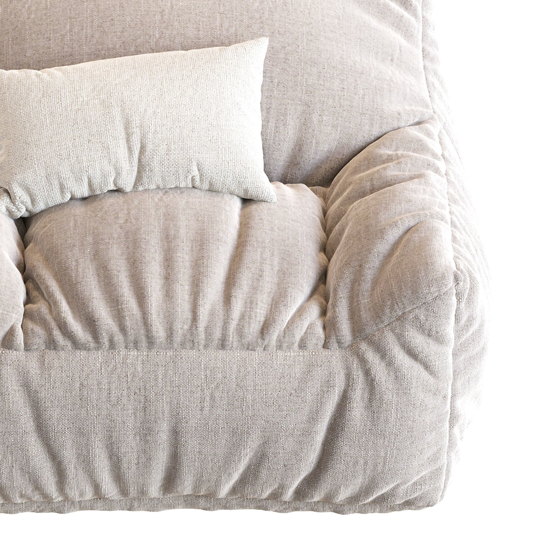 Big Joe Lux Large Bean Bag Chair Lounger 3D model_21