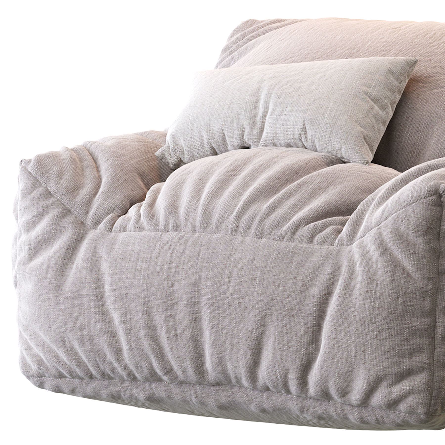 Big Joe Lux Large Bean Bag Chair Lounger 3D model_15