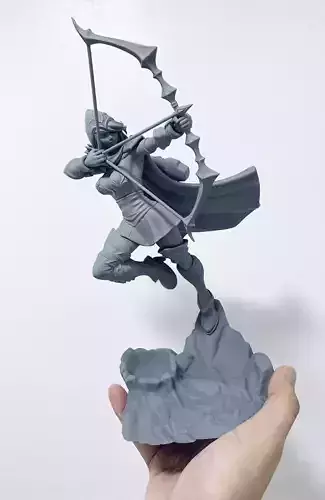 League of Legends Ashe Classic Skin 3D print model