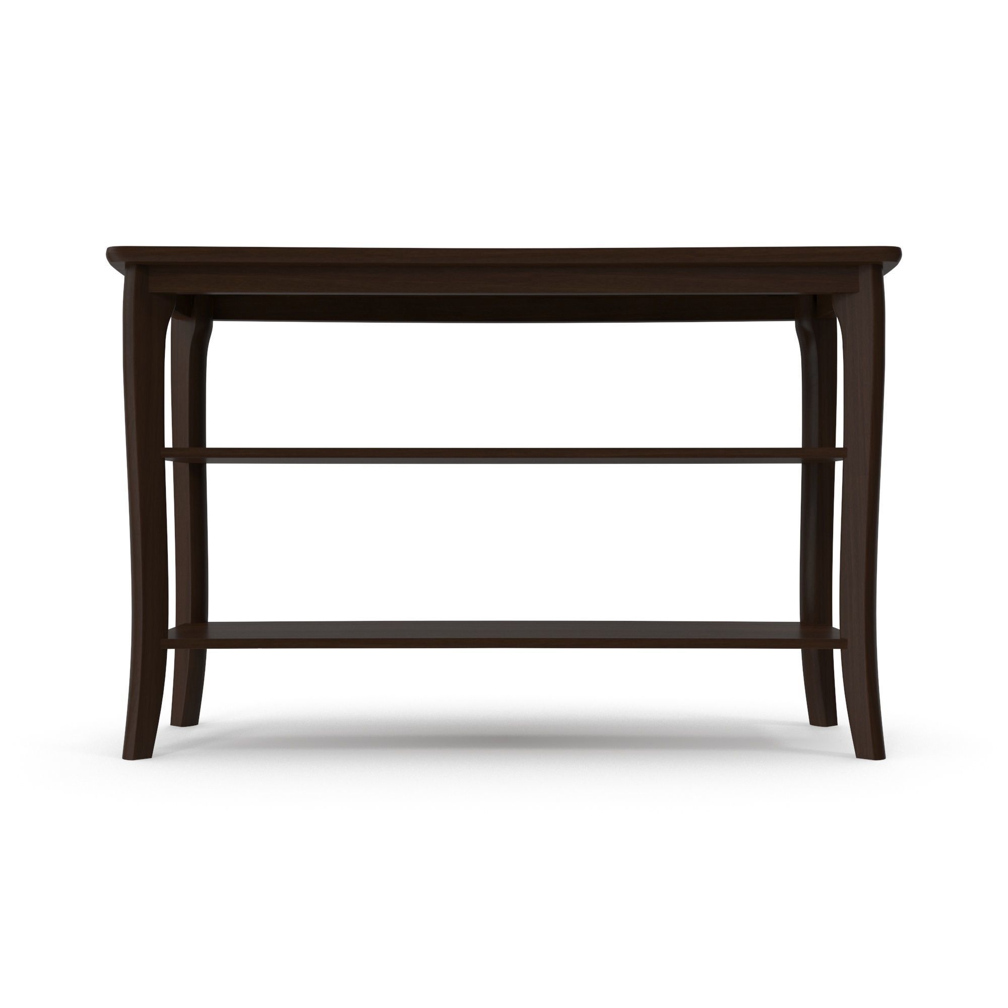 Chloe Console Table Mahogany Free 3D model_5