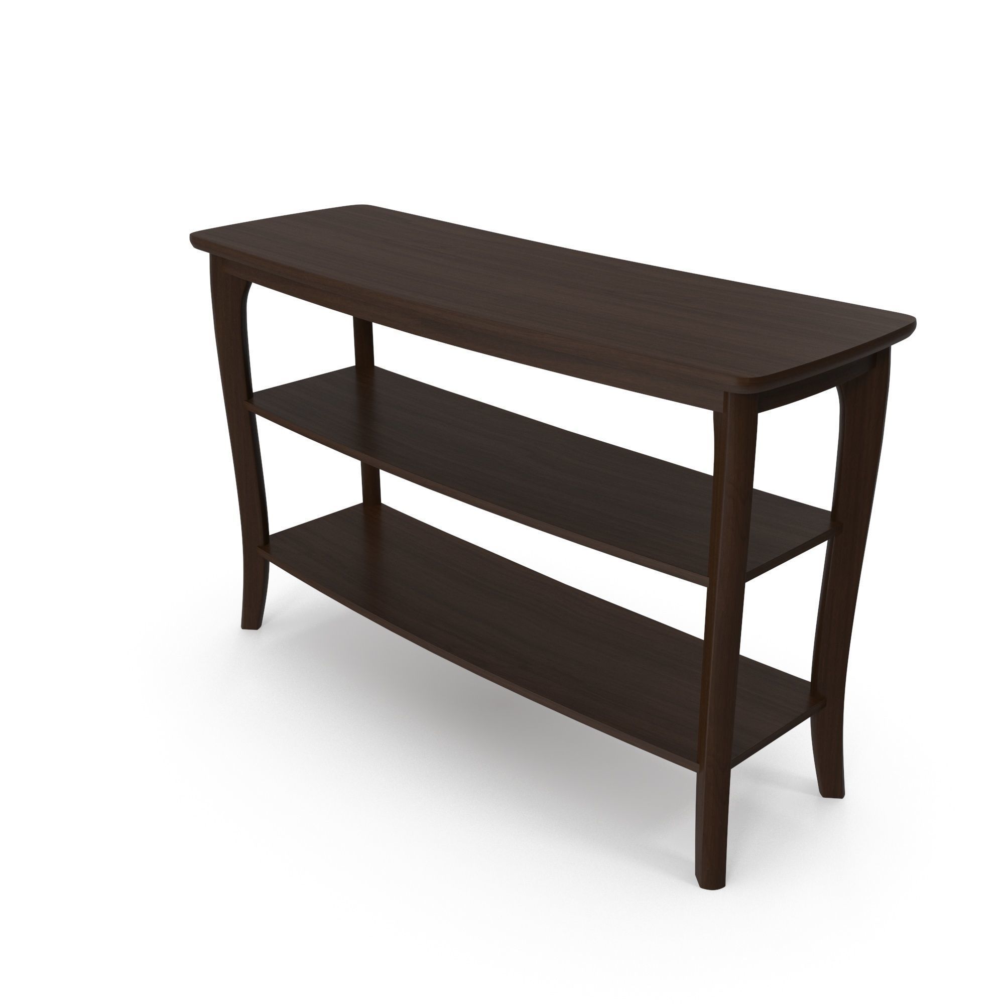 Chloe Console Table Mahogany Free 3D model_3