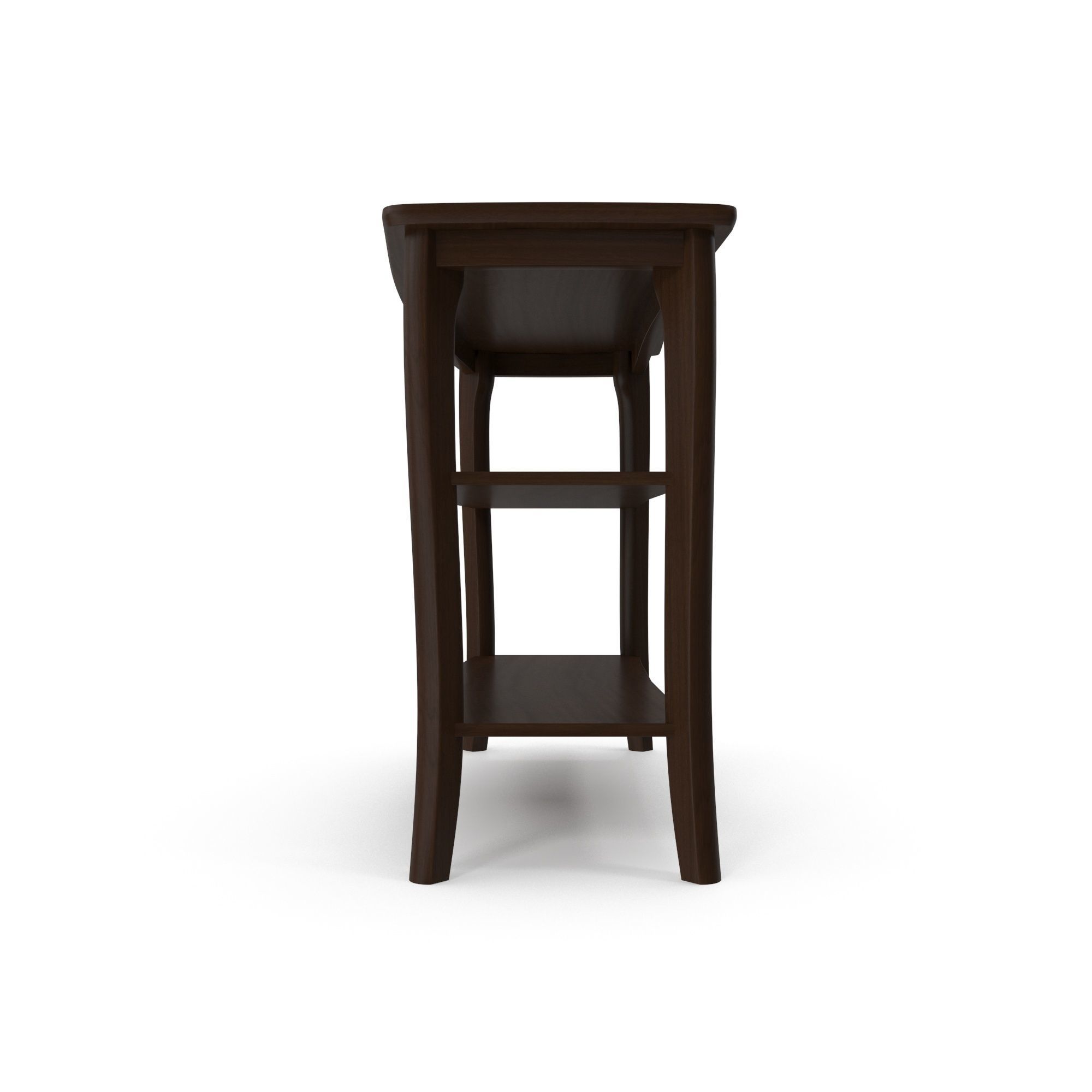 Chloe Console Table Mahogany Free 3D model_4