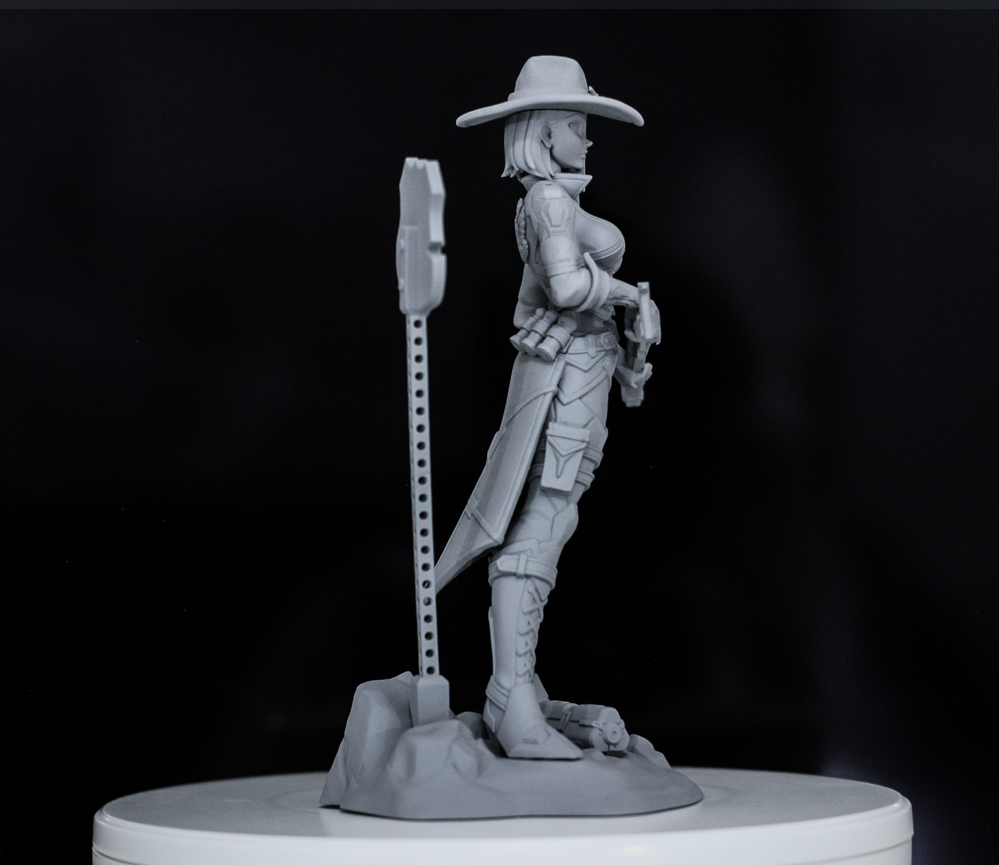 Ashe Overwatch 3D print model_4