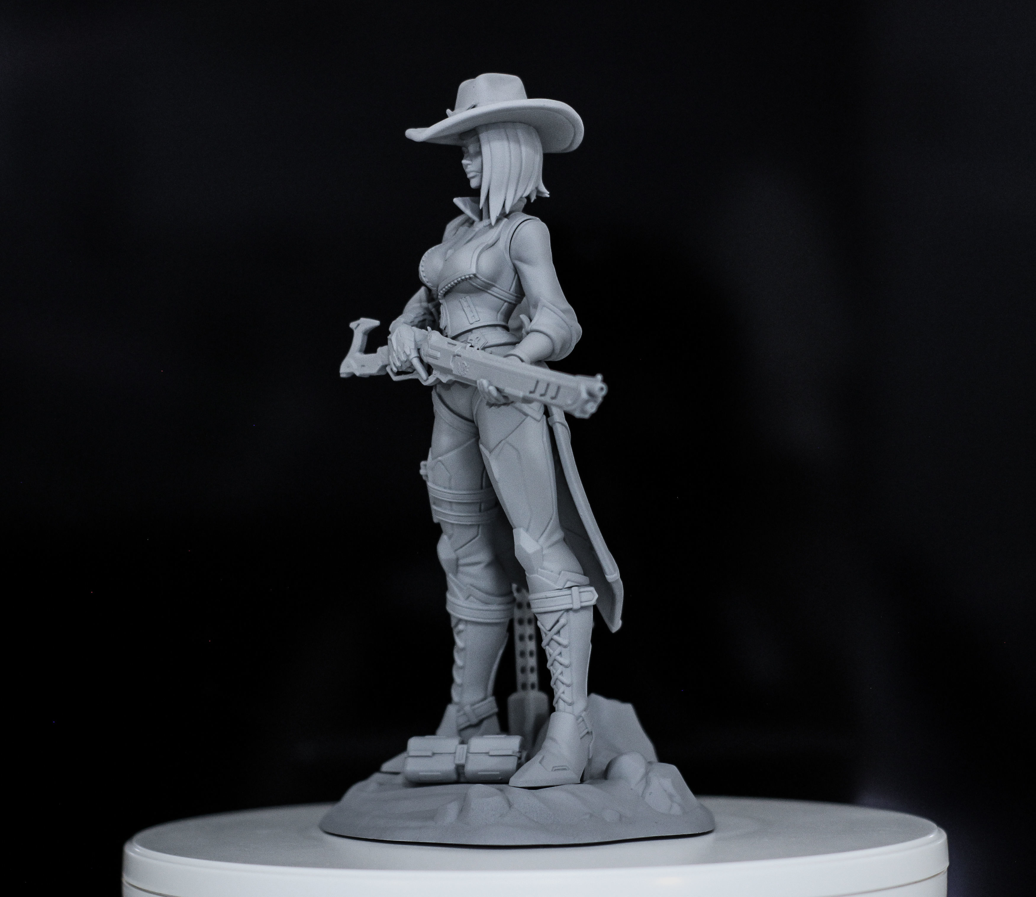 Ashe Overwatch 3D print model_2