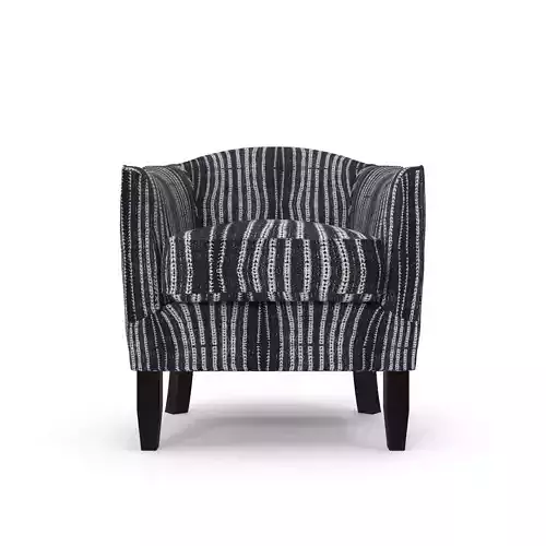 Giles 28 Upholstered Chair Indigo 3D model