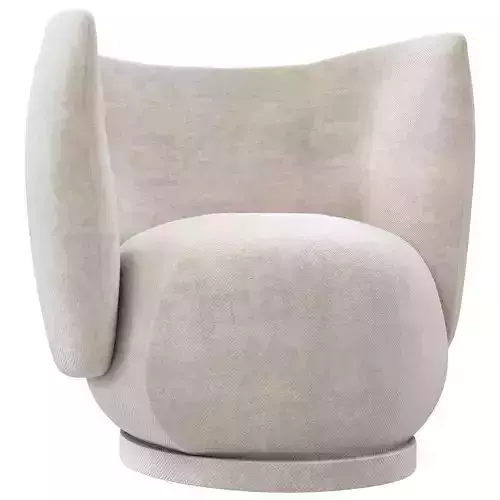 Rico Swivel Lounge Chair 3D model