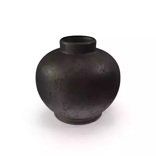 Metallic Gray Vase Free 3D model