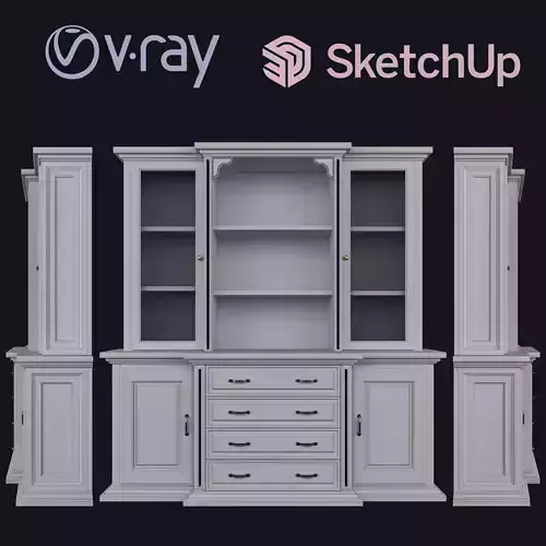 Modular Library Free low-poly 3D model