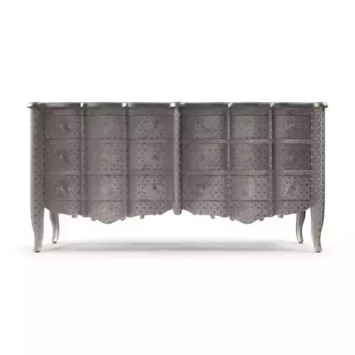 Han Embossed Six Drawer Dresser