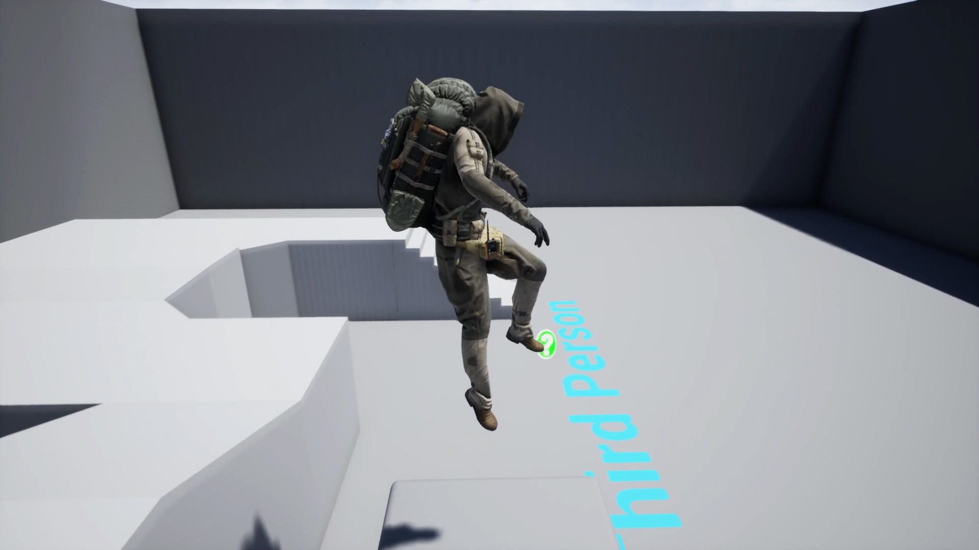 Post Apocalyptic Survivor Low-poly 3D model_15