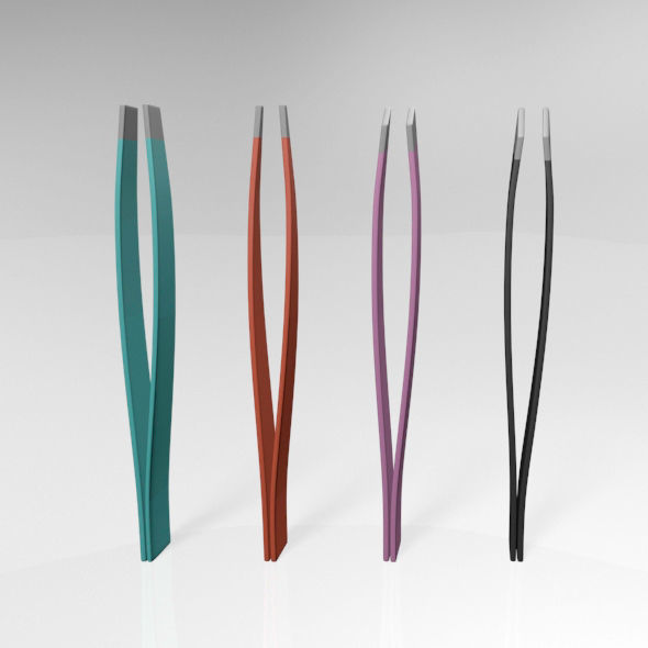 Tweezers 01 3D model_10
