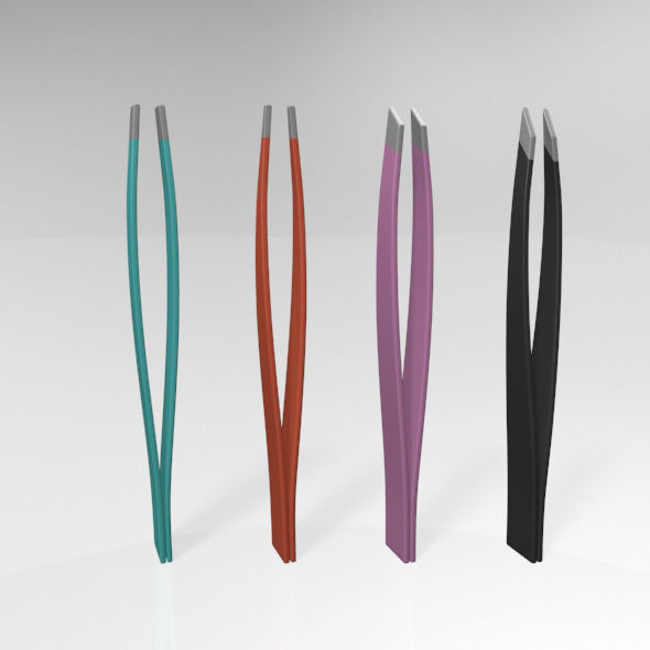 Tweezers 01 3D model_11