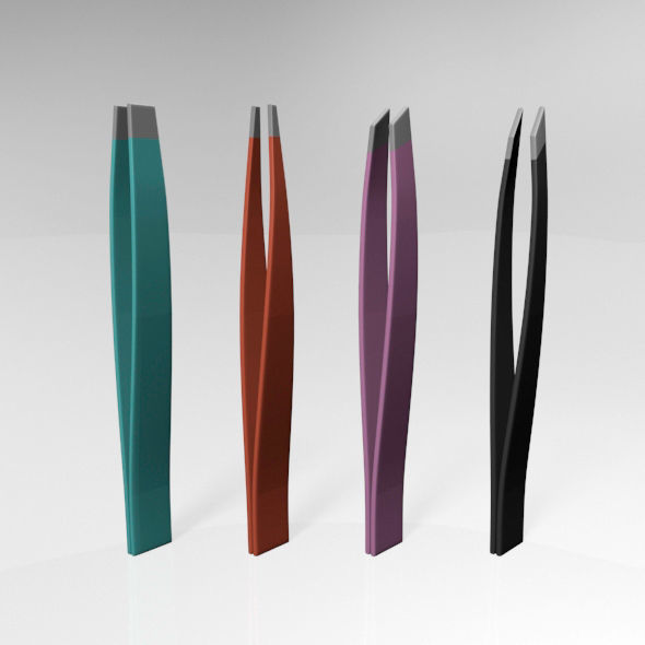 Tweezers 01 3D model_9
