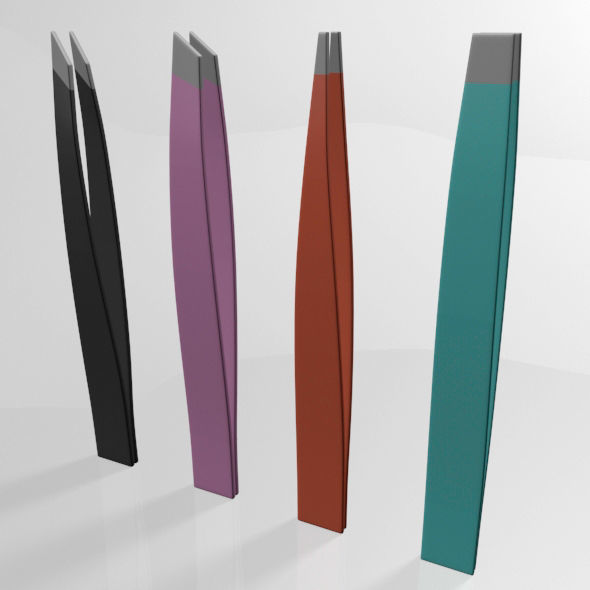 Tweezers 01 3D model_1