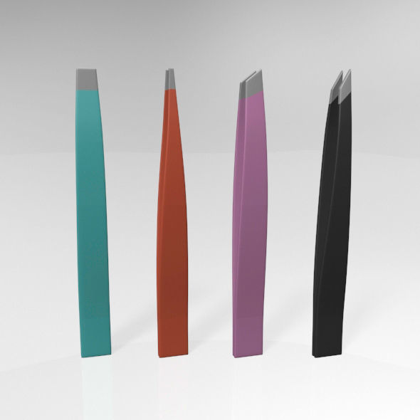 Tweezers 01 3D model_8