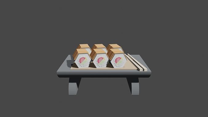 Sushi WOU Kit 3D model