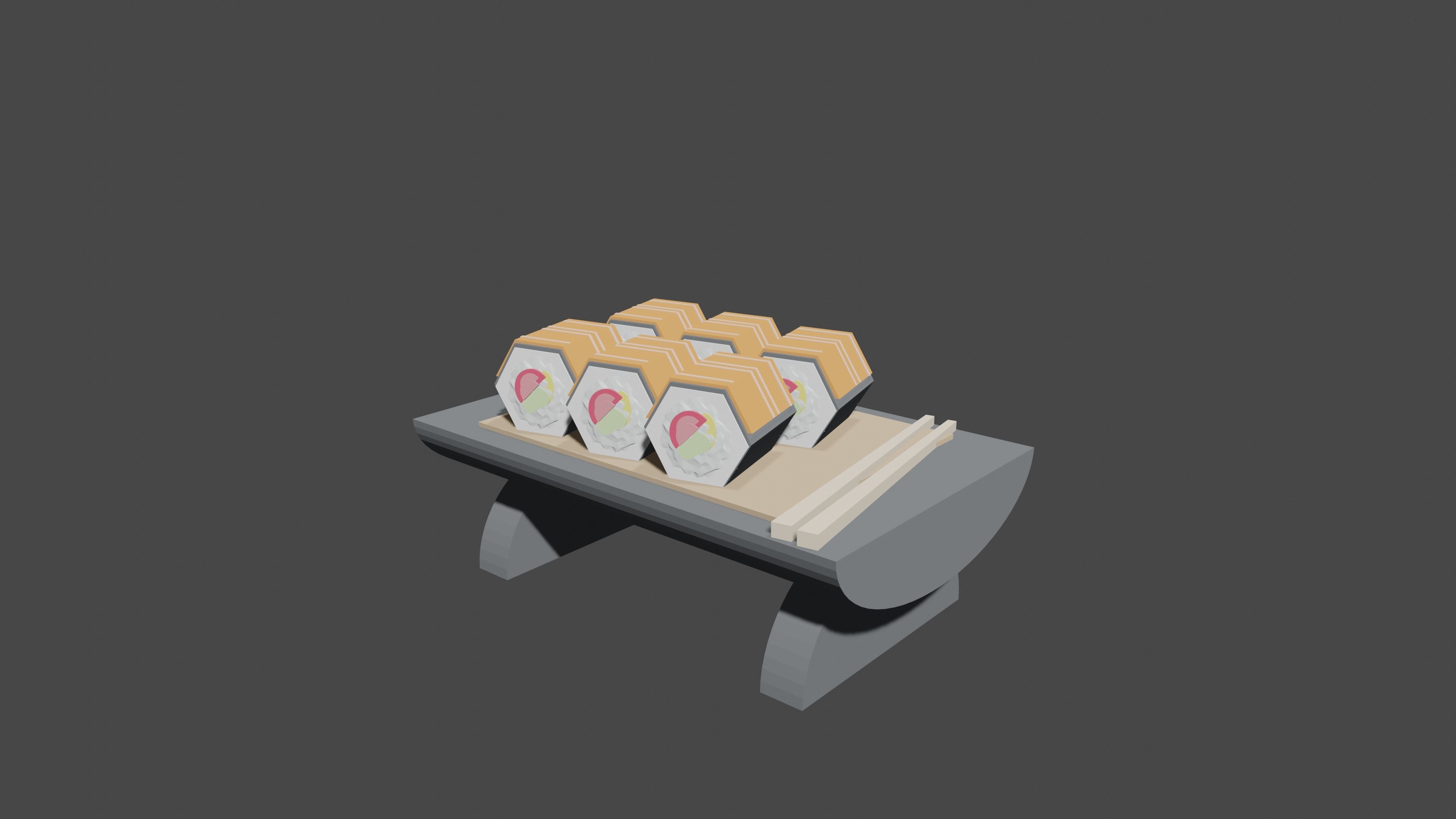 Sushi WOU Kit 3D model_1
