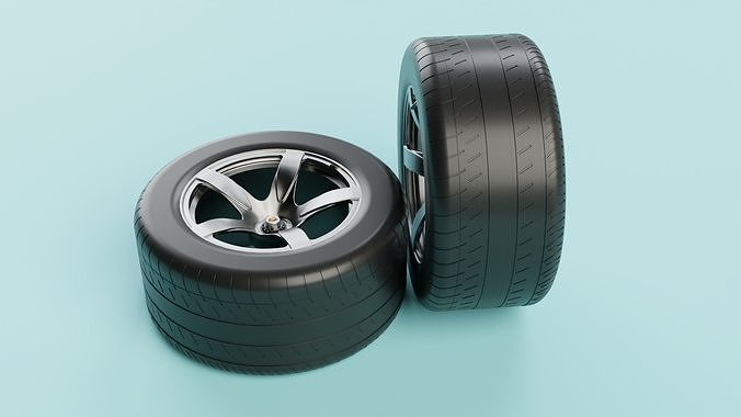 RC Porsche Carrera Gt printable Rim and Wheel 3D print model