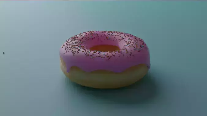 Donut with sprinkles