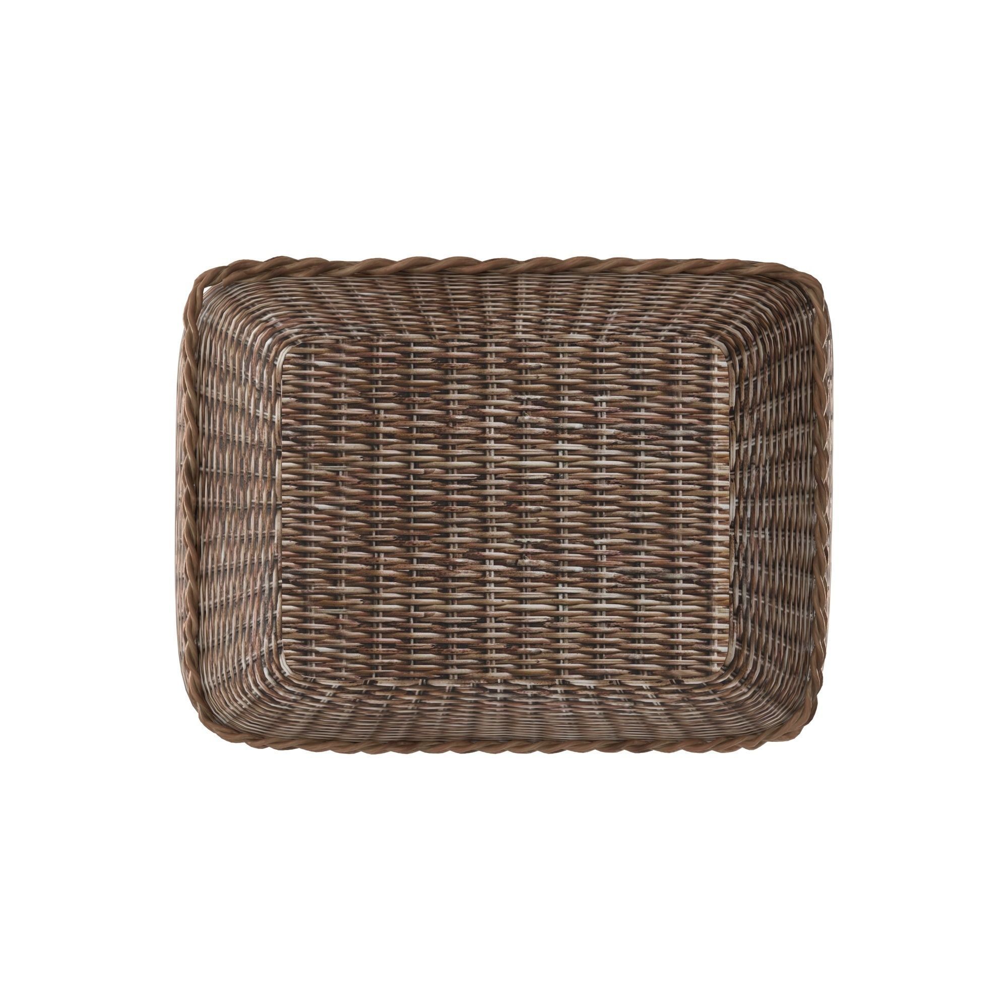 Jacquelyne Wood Handled Basket Free 3D model_7