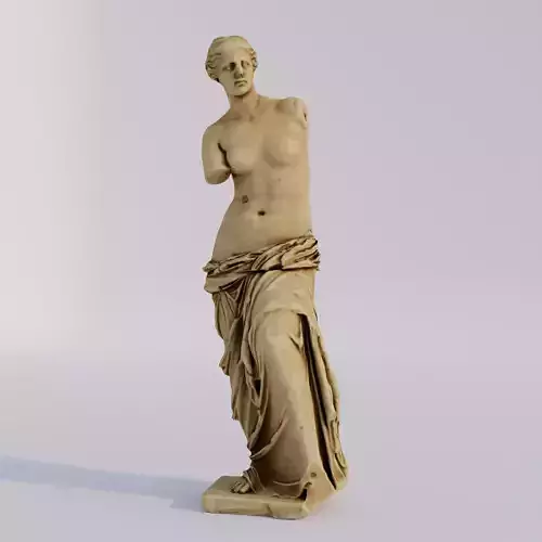 Venus de Milo - Greek Statue Game Asset