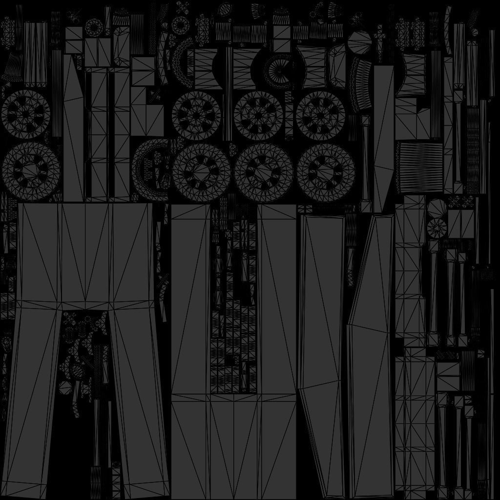 Avonside 0-4-0st TROJAN Low-poly 3D model_15