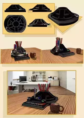 organayzir star wars force awakens desk station 3D model