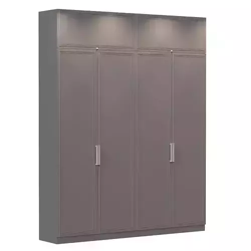 Cupboard 1 wardrobe with two doors 3D model