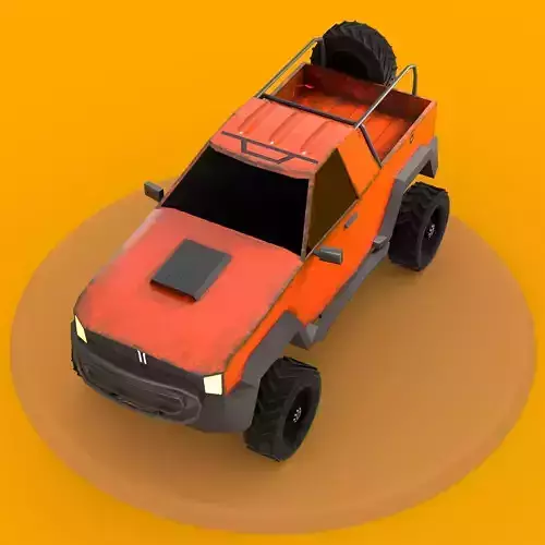 Truck Lowpoly offroad racing apk Low-poly 3D model