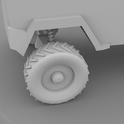 Truck Lowpoly offroad racing apk Low-poly 3D model 6