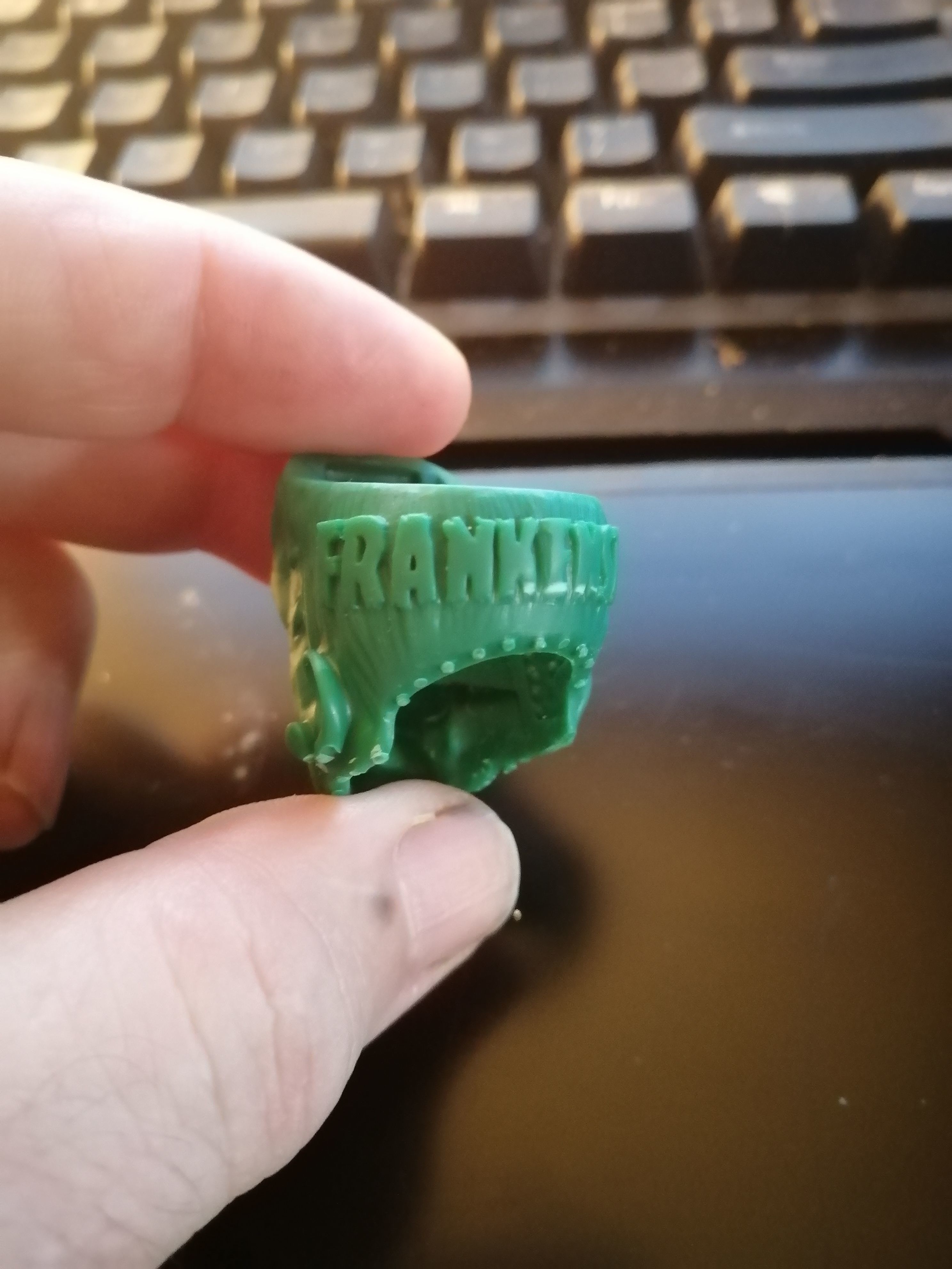 FRANKENSTEIN RING 3D print model_4