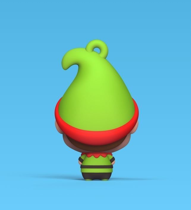 Xmas Elf 3D print model_2