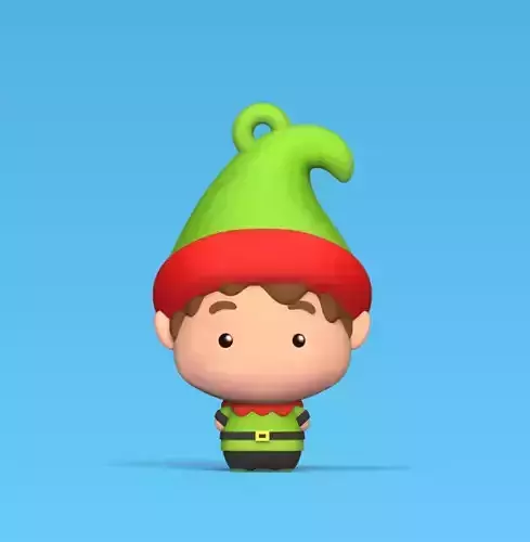 Xmas Elf 3D print model