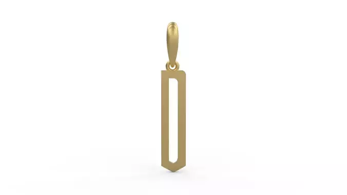 Initial Letters Pendant Crepitus D