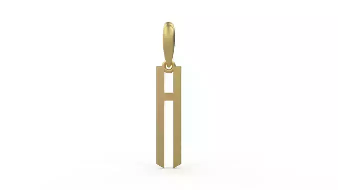 Initial Letters Pendant Crepitus H