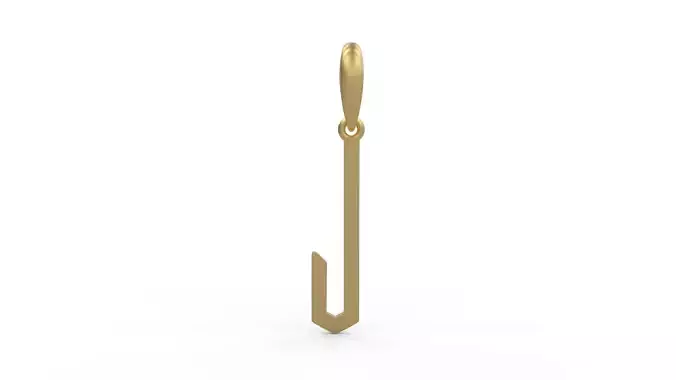Initial Letters Pendant Crepitus J