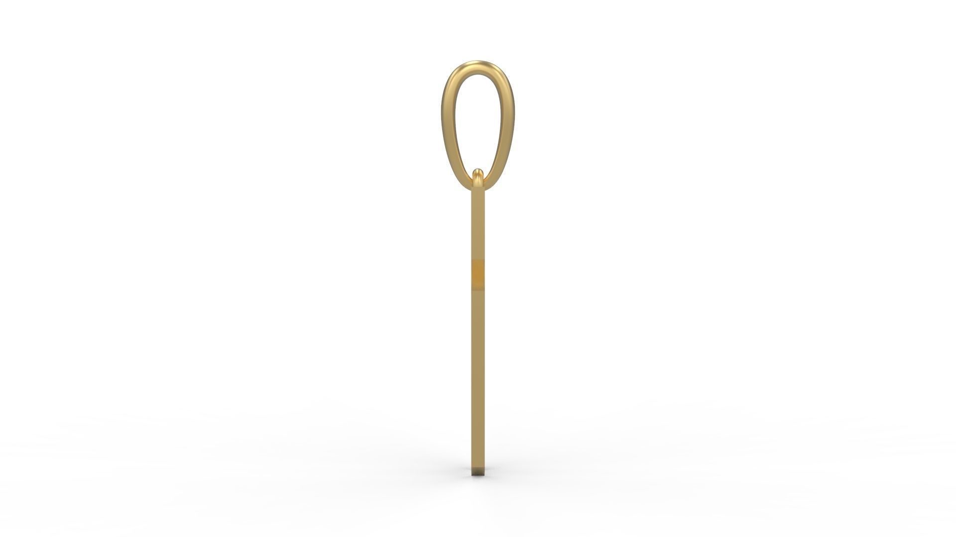 Initial Letters Pendant Crepitus K 3D print model_2