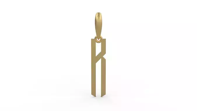 Initial Letters Pendant Crepitus K