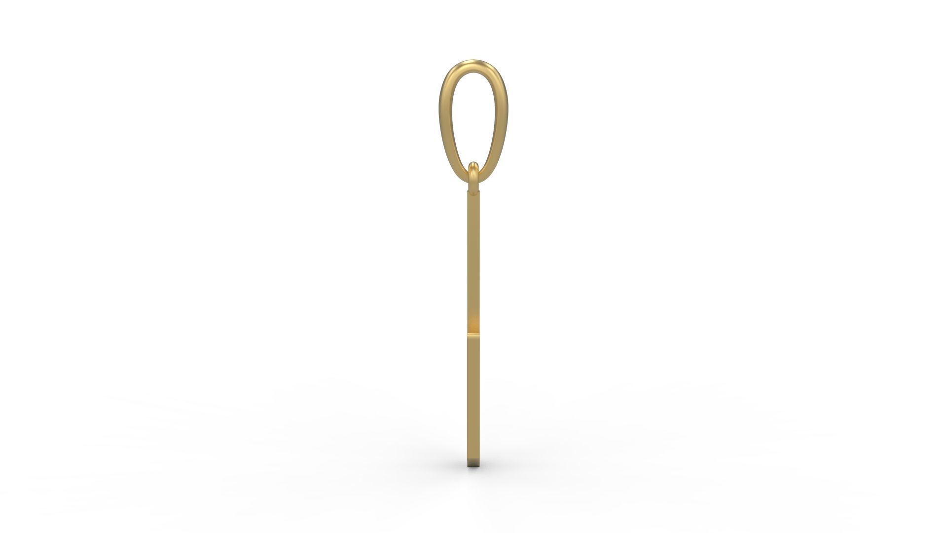 Initial Letters Pendant Crepitus L 3D print model_2