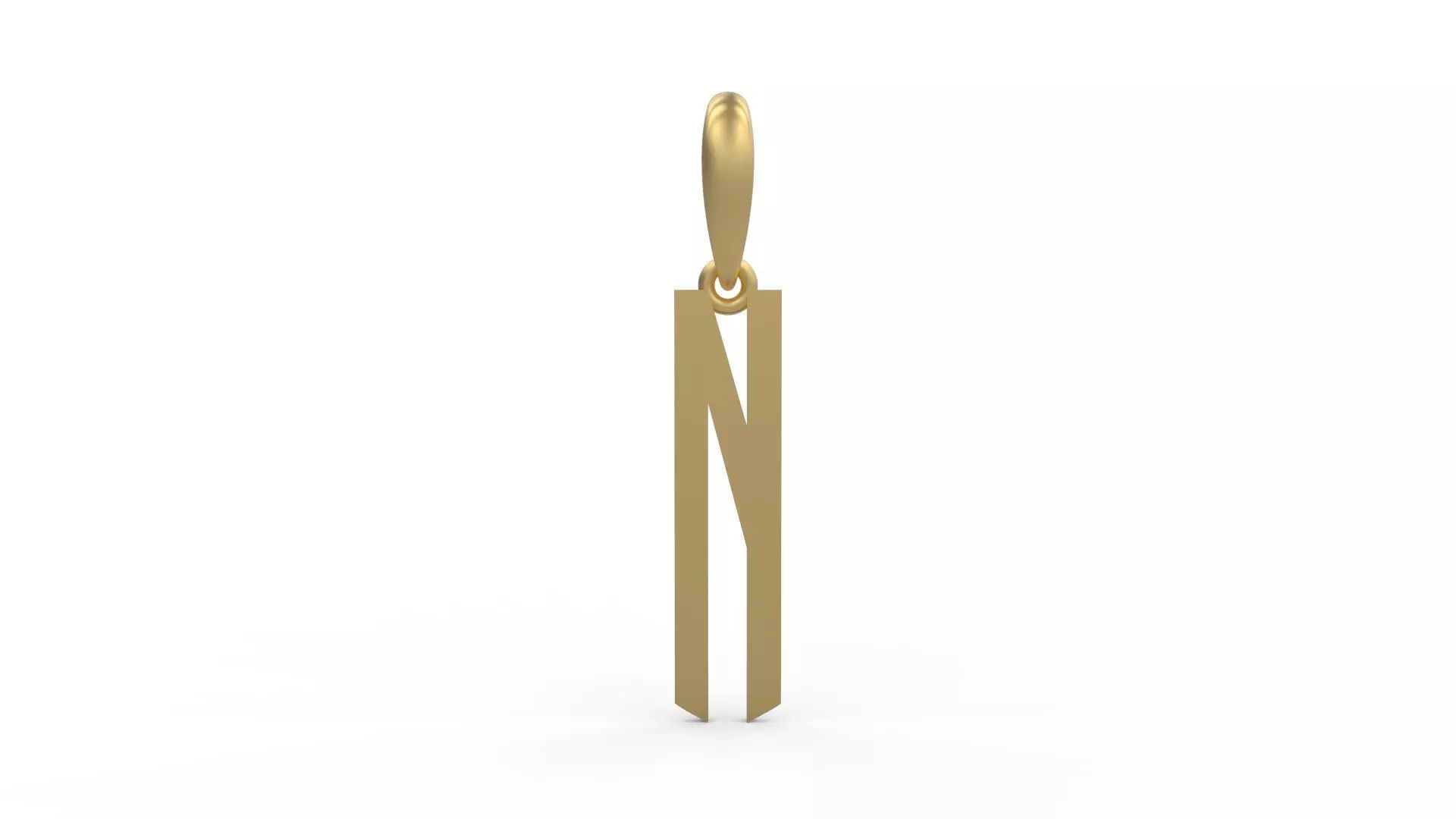 Initial Letters Pendant Crepitus N 3D print model_0