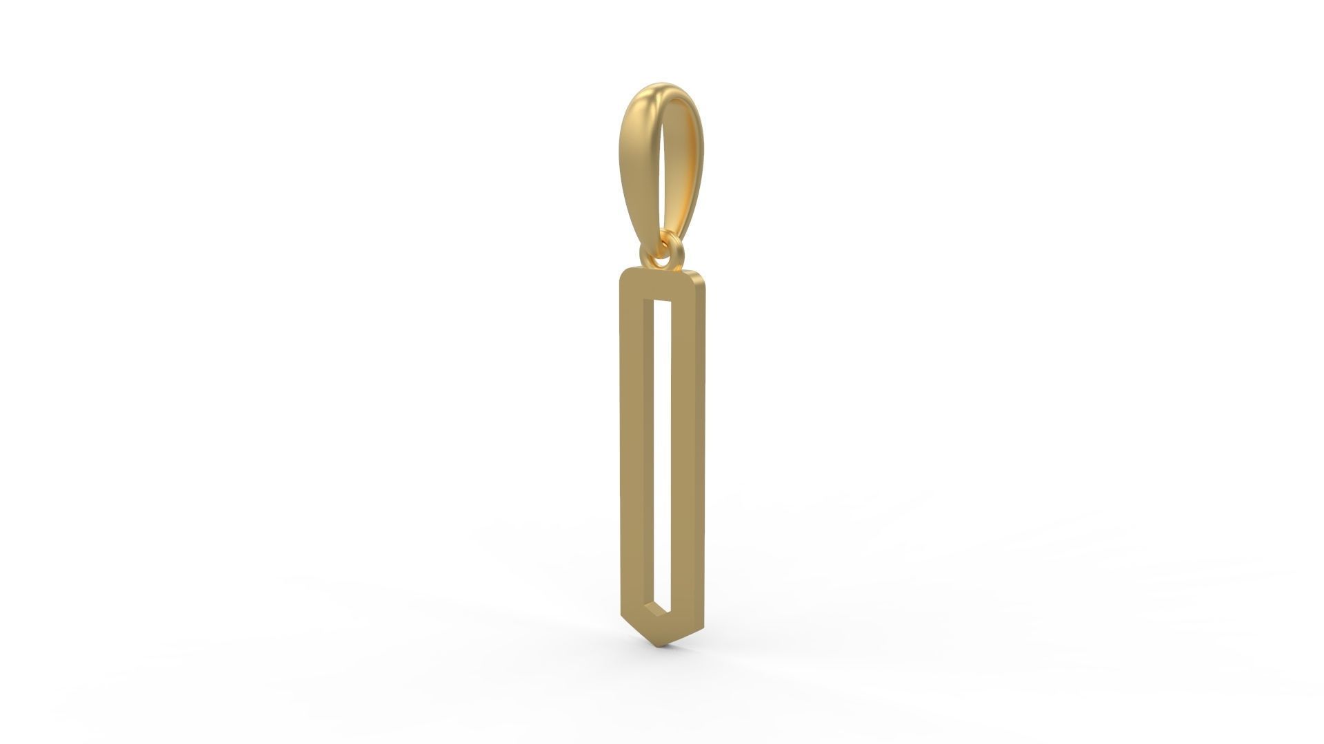 Initial Letters Pendant Crepitus O 3D print model_1