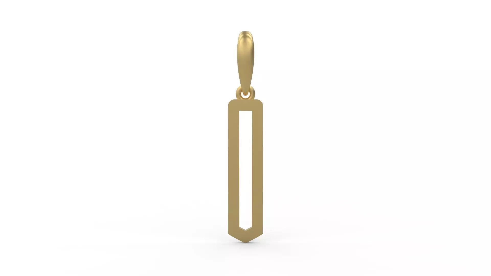 Initial Letters Pendant Crepitus O 3D print model_0