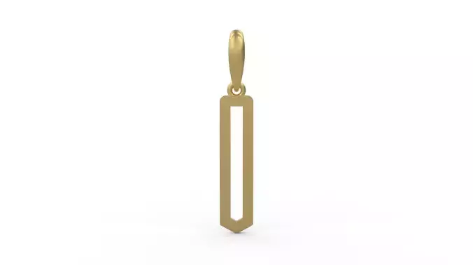 Initial Letters Pendant Crepitus O