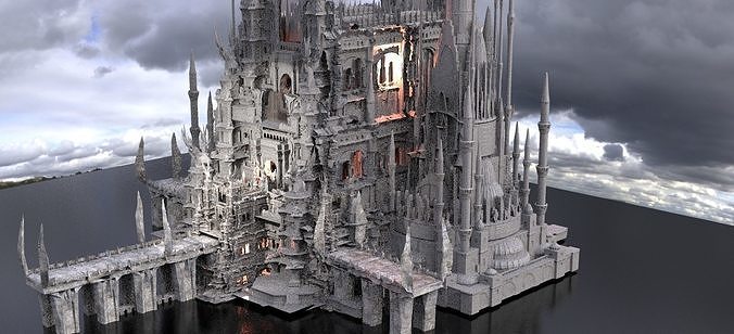 Sci Fi Steampunk Dark ages Kit bash 3D model