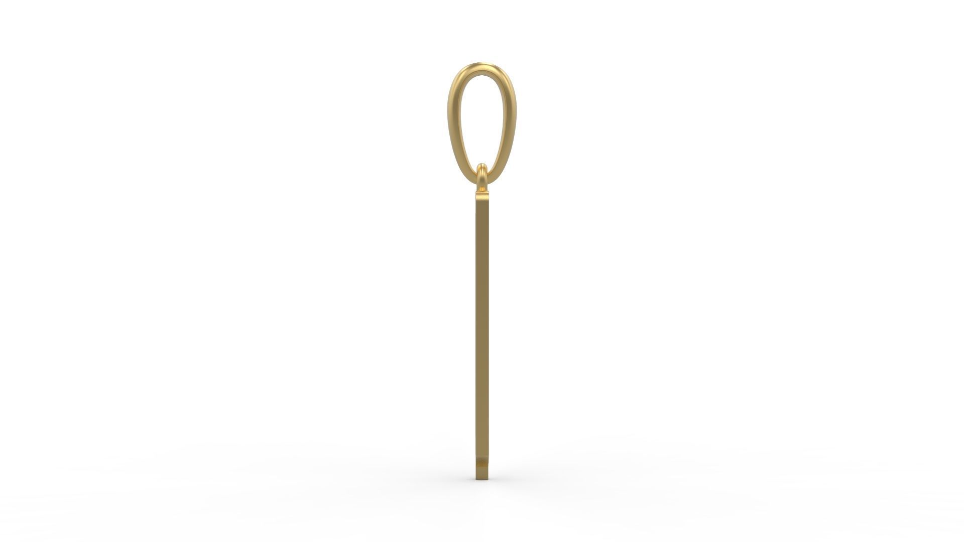 Initial Letters Pendant Crepitus Q 3D print model_2